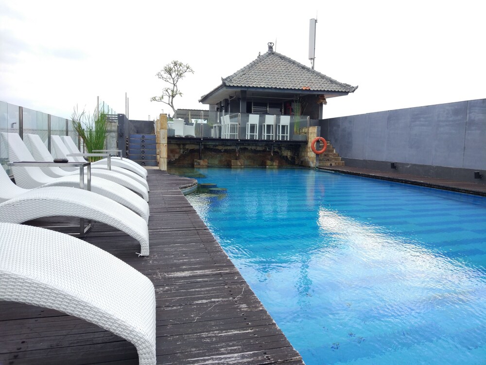 Piscina en la terraza