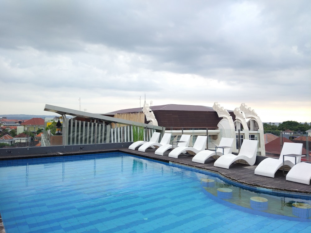 Piscina en la terraza