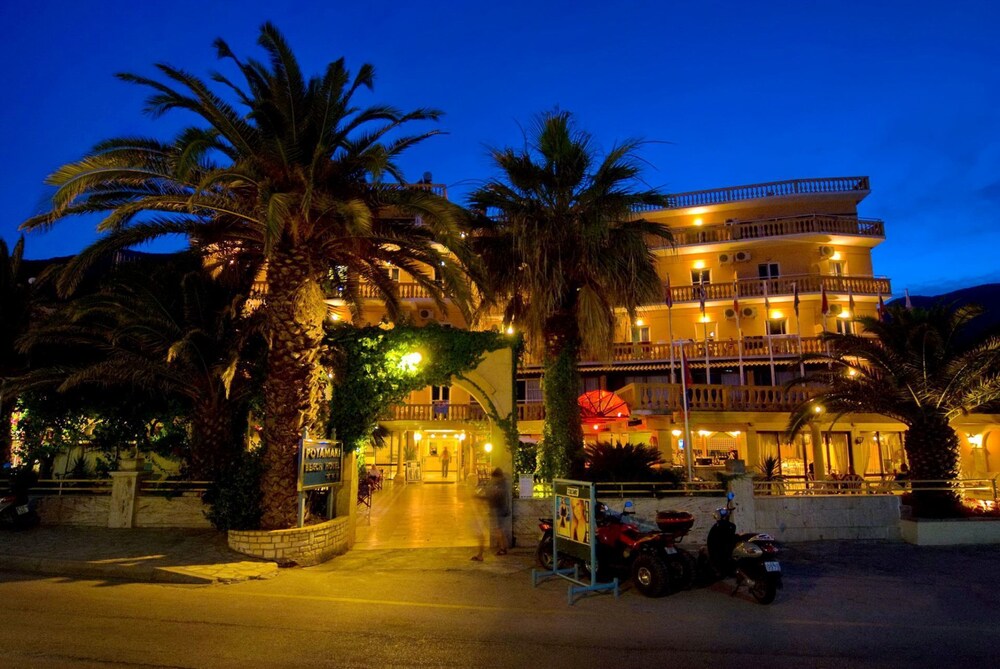 Hotel Front - Evening/Night
