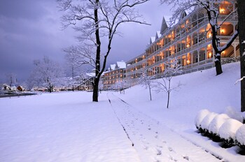 Hotel Front - Evening/Night