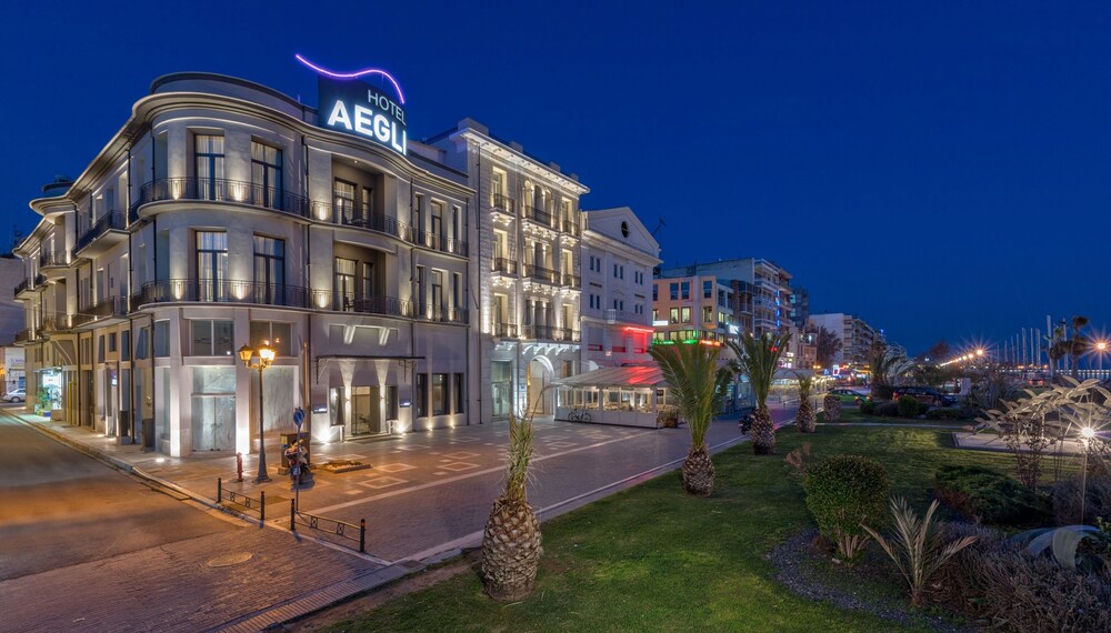 Hotel Front - Evening/Night