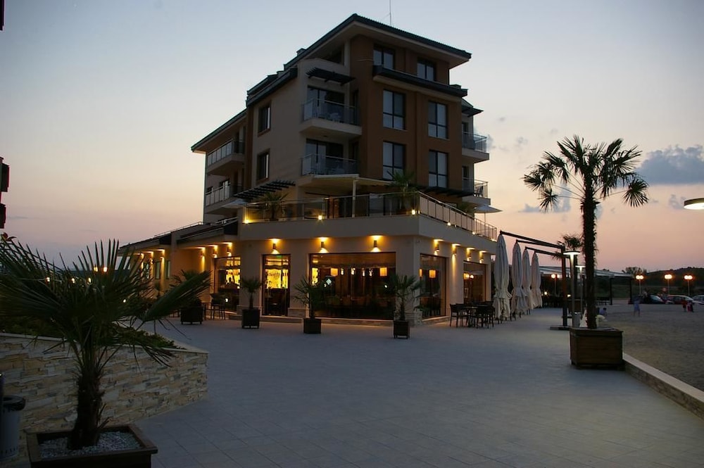 Hotel Front - Evening/Night