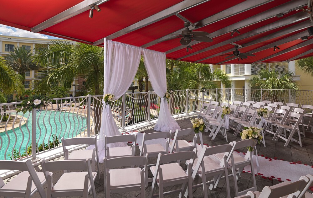 Outdoor wedding area, Meliá Orlando Celebration