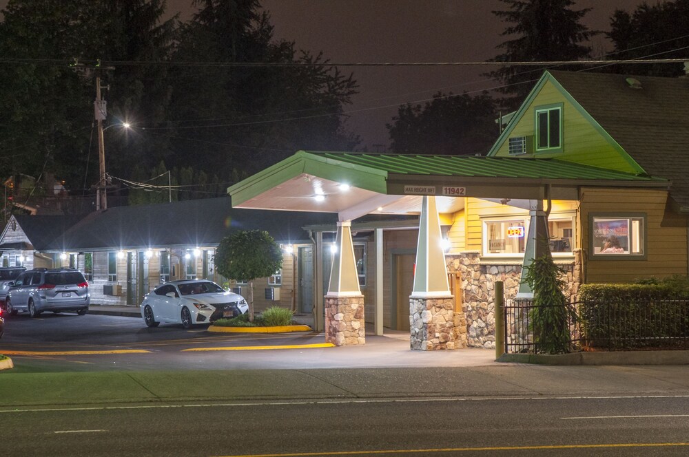 Hotel Front - Evening/Night