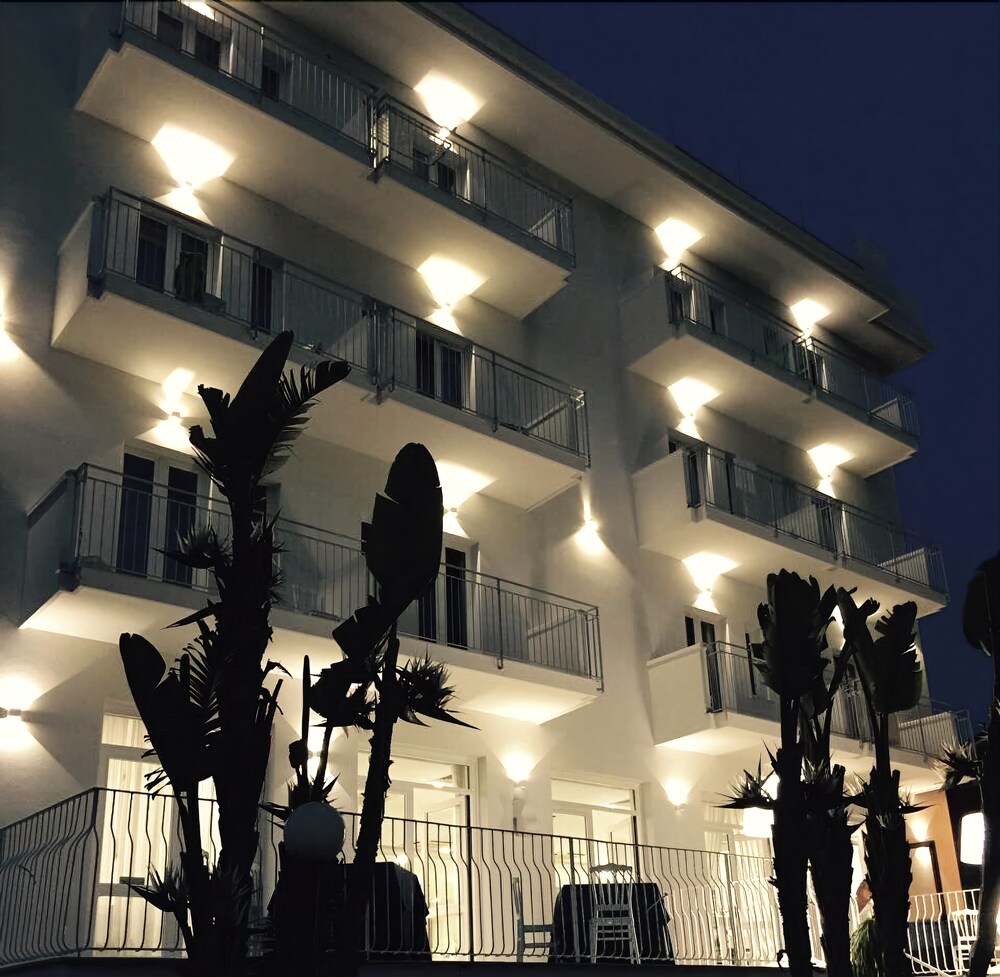 Hotel Front - Evening/Night