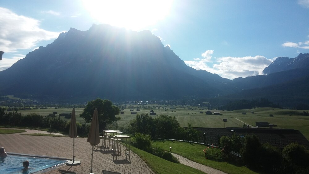 Blick vom Hotel