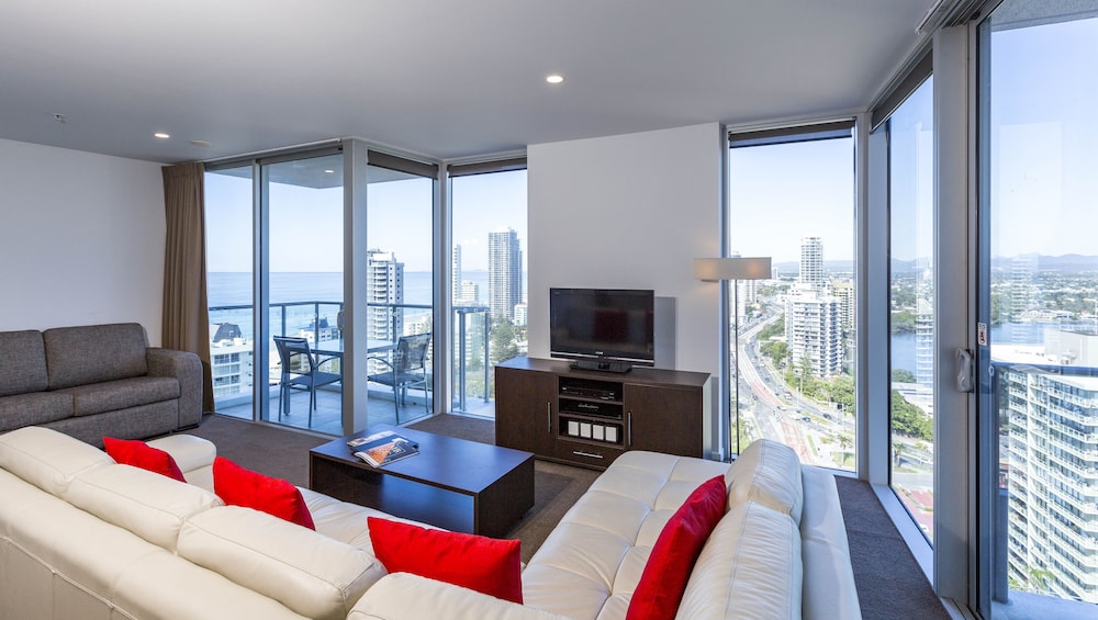 Coin séjour (Appartement, 1 chambre, vue océan)