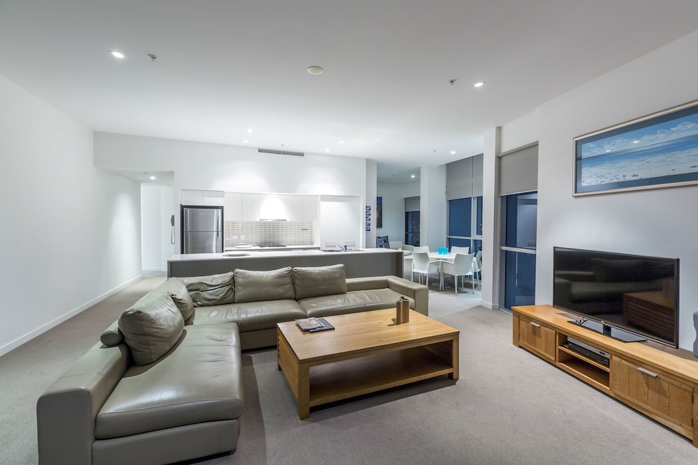 Coin séjour (Appartement, 2 chambres, vue océan)