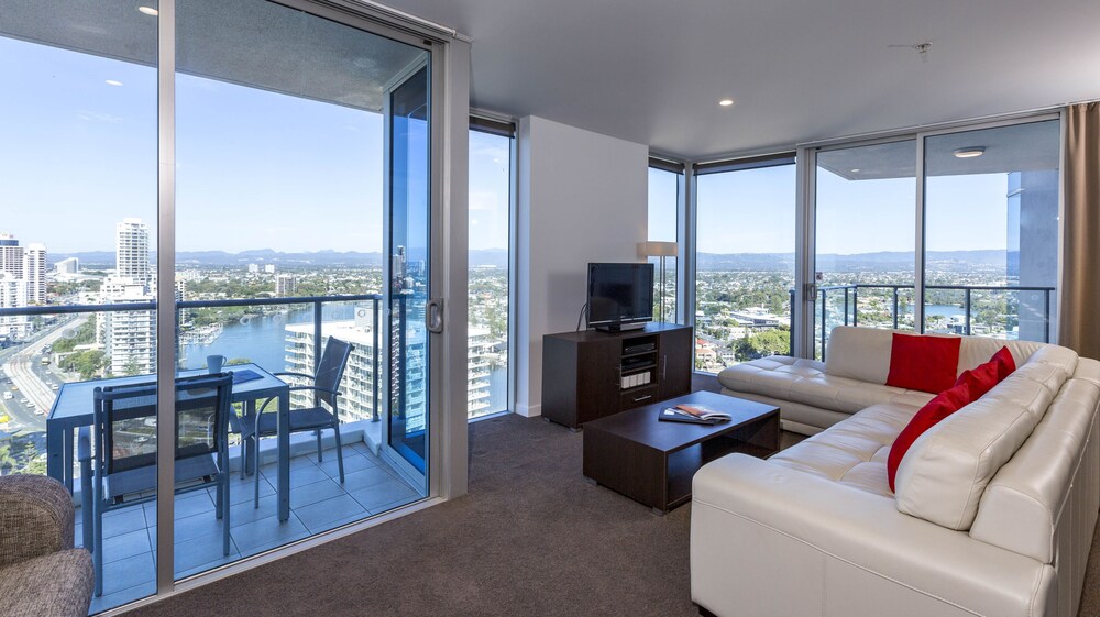 Coin séjour (Appartement, 1 chambre, vue océan)