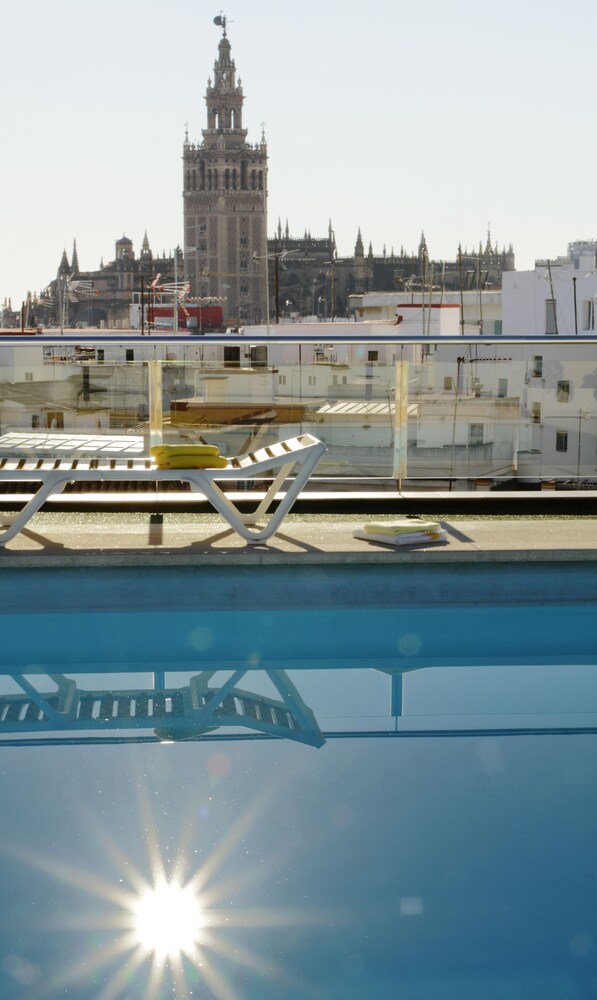 Piscina en la terraza