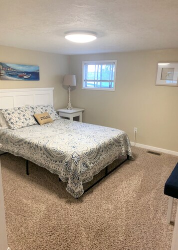 Five bedroom waterfront home with private dock in quiet cove