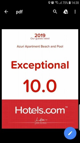 Azuri Apartment Beach and Pool