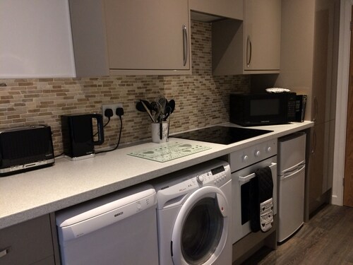 A converted one bedroomed ground floor apartment seconds from the beach