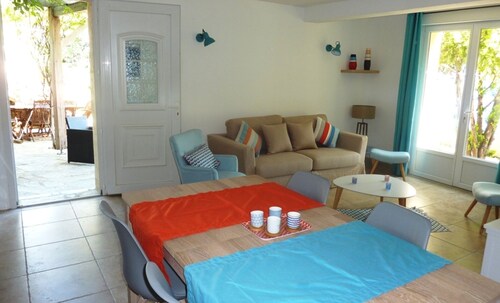 Ground floor of villa with sea view
