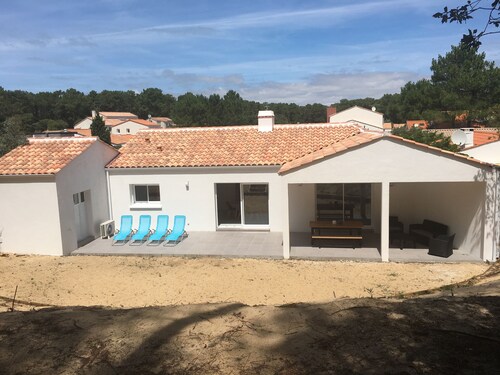 New house on the beach