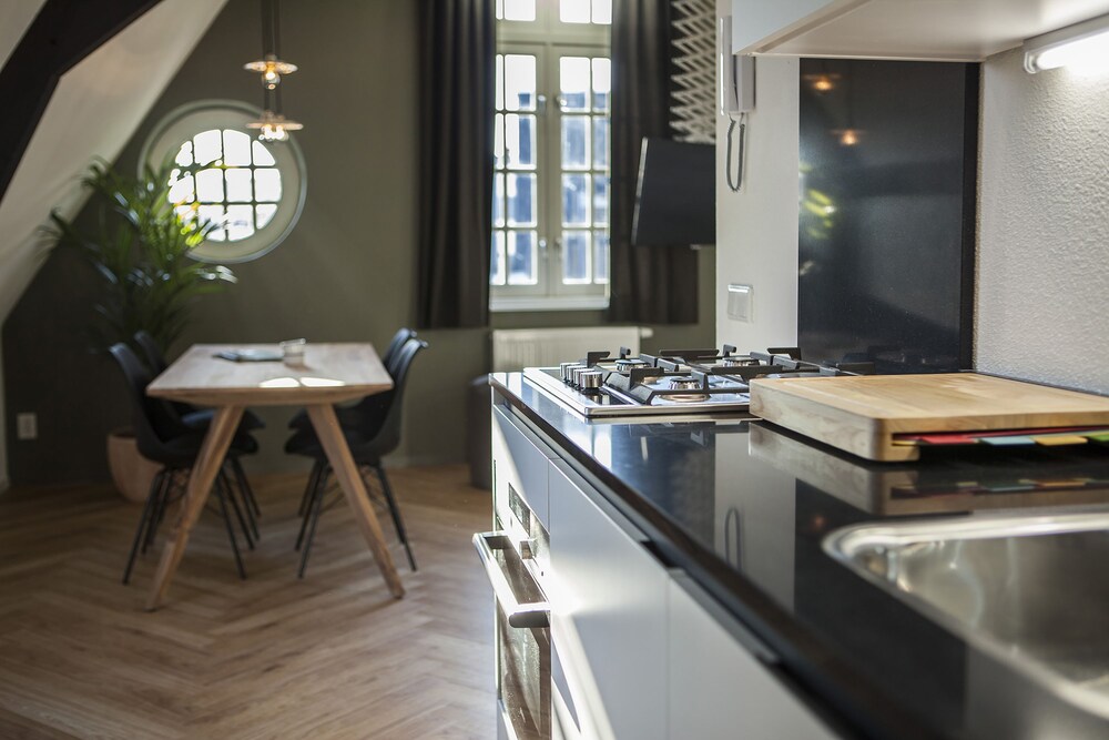 Keuken in kamer: Appartement, 1 slaapkamer