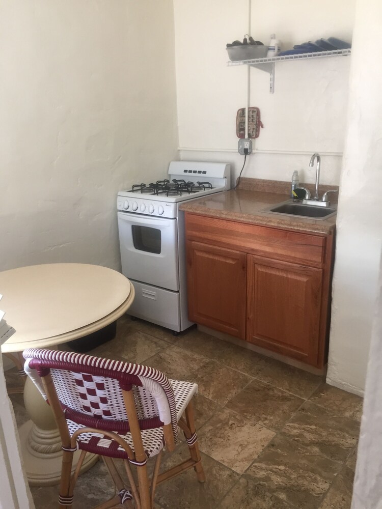 Cabin, 1 Queen Bed (No in room shower) - Private Kitchen