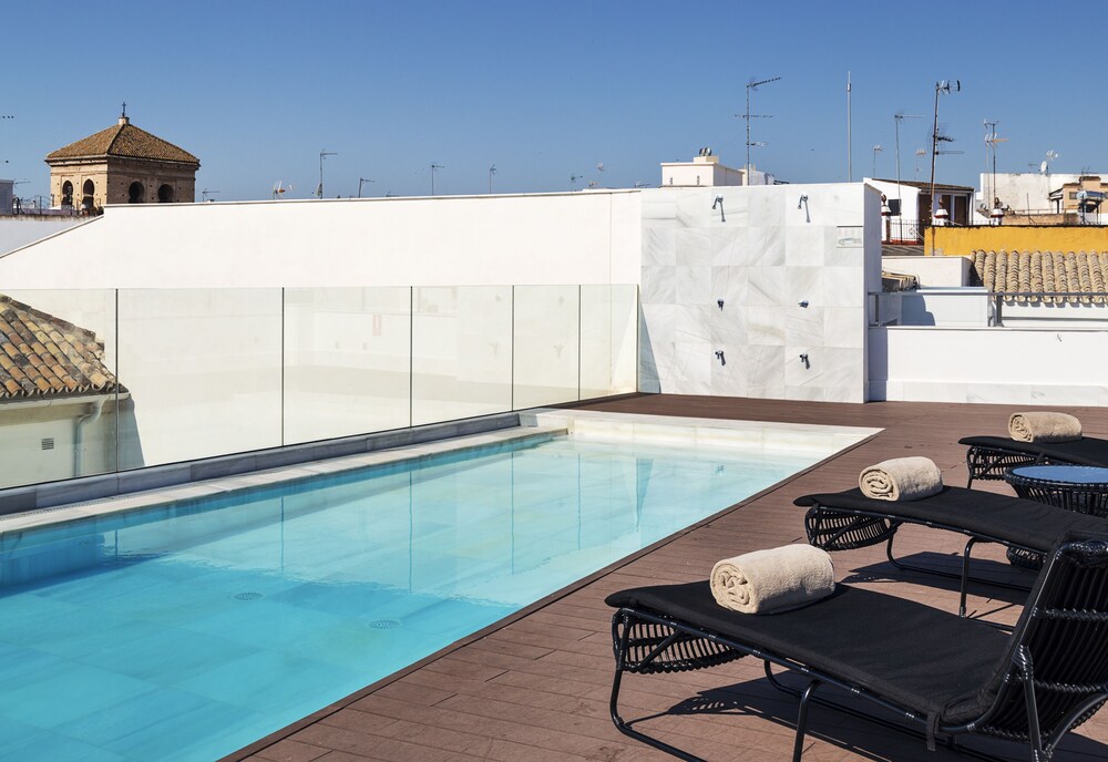 Piscina en la terraza