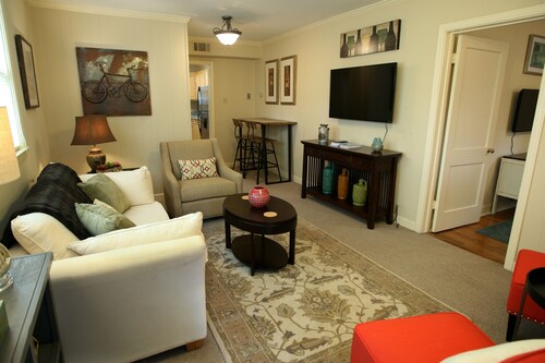 Charming and Cozy Living in the Brown Door Cottage
