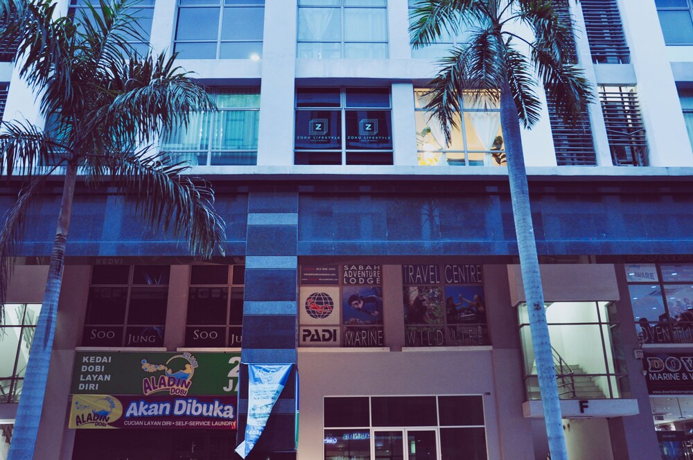 Hotel Front - Evening/Night