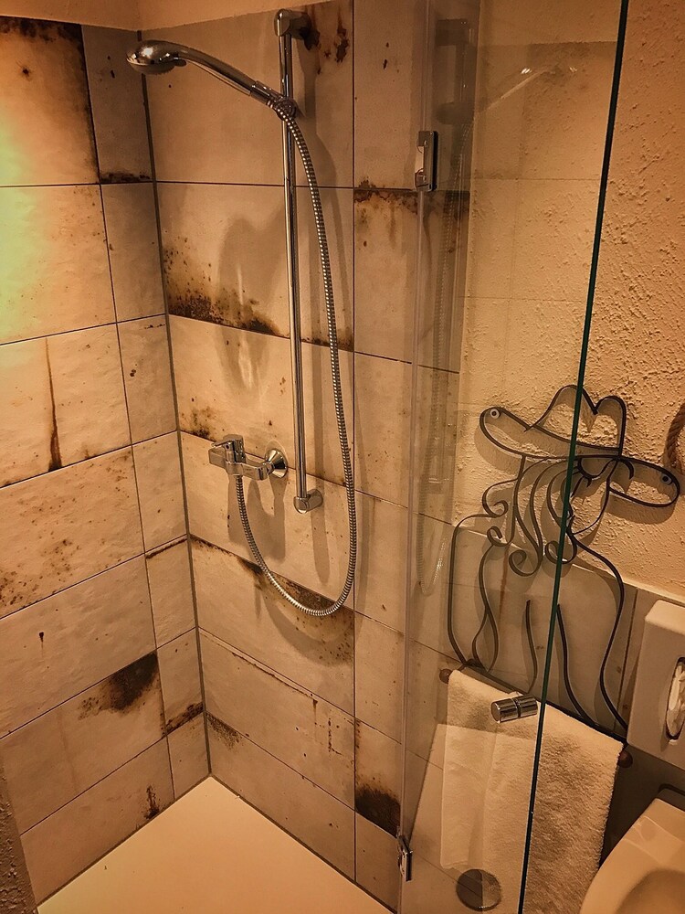 Dusche im Bad