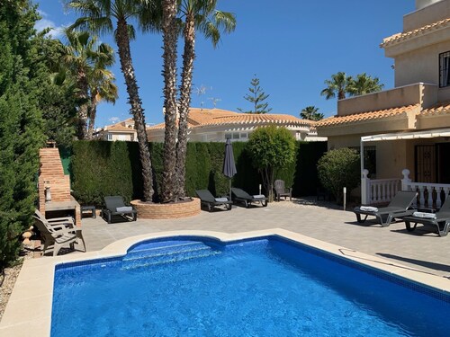 First class 3 bed villa with large private pool at end of quiet cul de sac