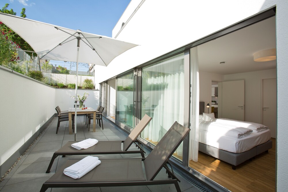 Terrasse/Patio (Deluxe-Apartment, 2 Schlafzimmer, Gartenblick)