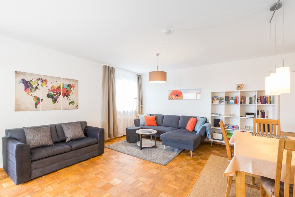 Wohnzimmer (Apartment, 1 Schlafzimmer, Küche)