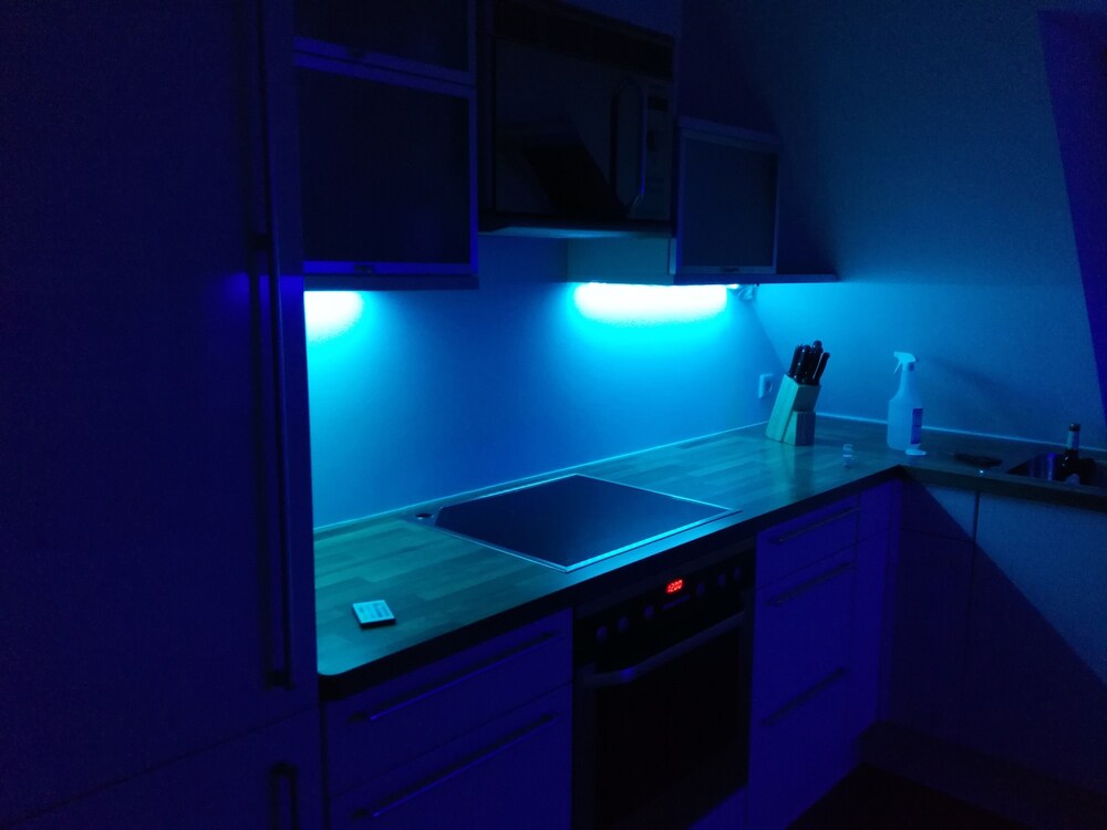 Küche im Zimmer (Luxury-Maisonette, 2 Queen-Betten, Nichtraucher)