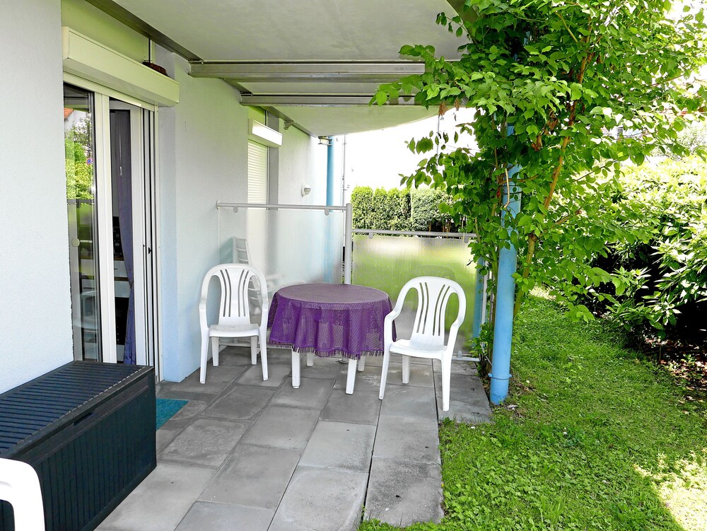 Terrasse/Patio (Apartment, 1 Schlafzimmer, Kochnische, Meerblick)