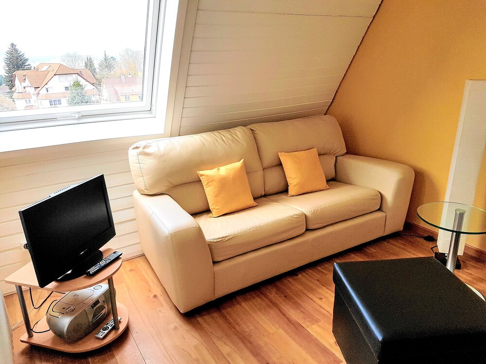 Wohnbereich (Apartment, 1 Schlafzimmer, Nichtraucher, Terrasse)