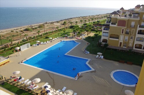 Luxury beach penthouse apartment in ISLA CANELA. The best views front line beach