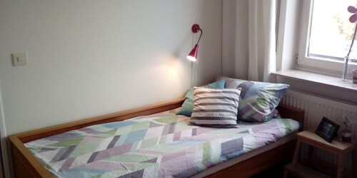 Centraal gelegen penthouse appartement met uitzicht op Aller en de oude binnenstad