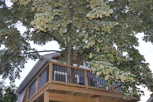 New Loft w/South River view from treehouse deck!