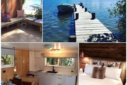 The Love Shack luxury Lake Edge Escape.