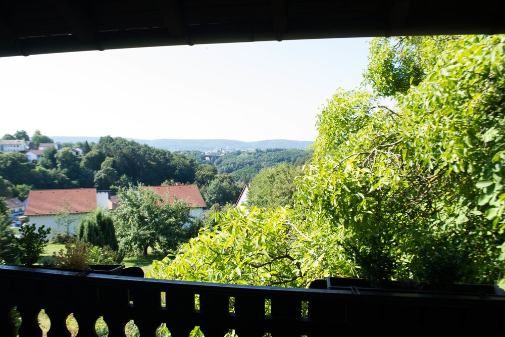Blick vom Balkon