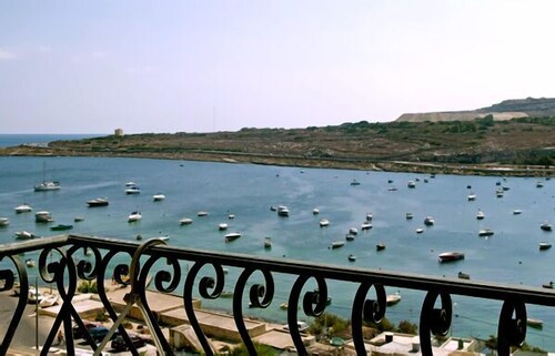 Blick vom Balkon