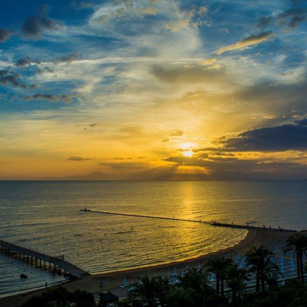 Vue sur la plage/la mer