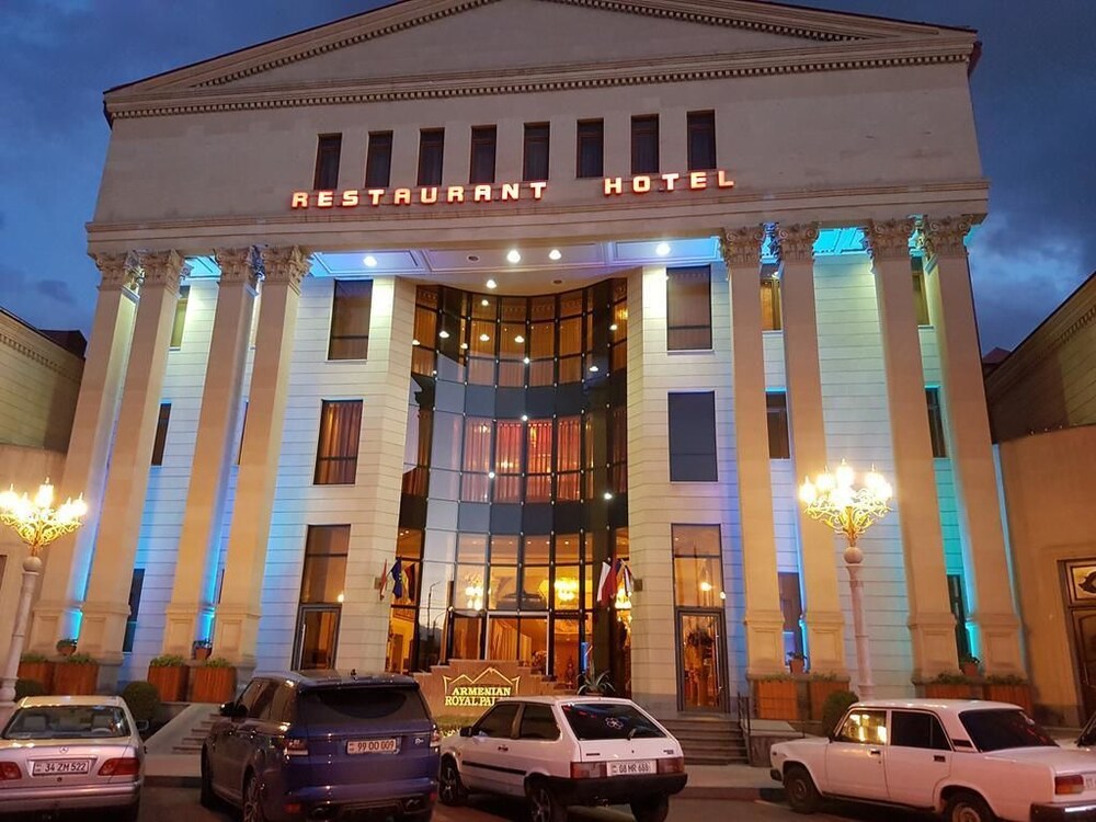 Hotel Front - Evening/Night