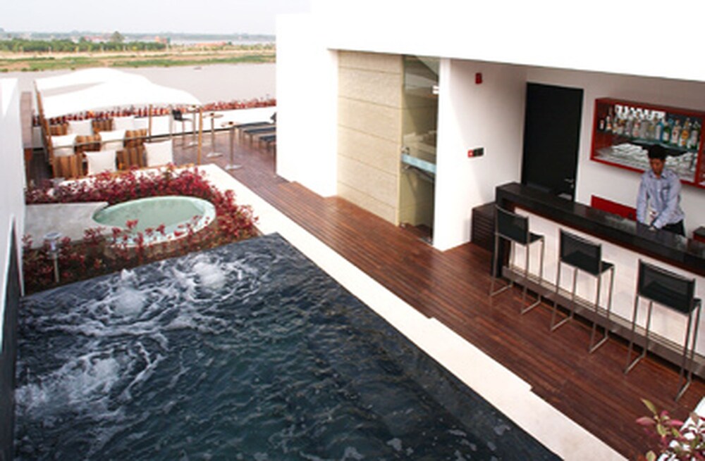 Piscina en la terraza