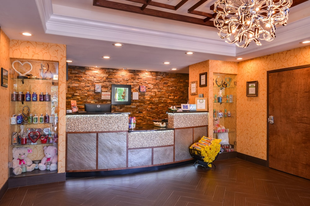 Check-in/check-out kiosk, Inn of the Dove Romantic Suites with Jetted Tub & Fireplace