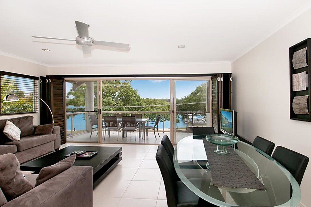 3 Bedroom River Front Apartment, - Living Area