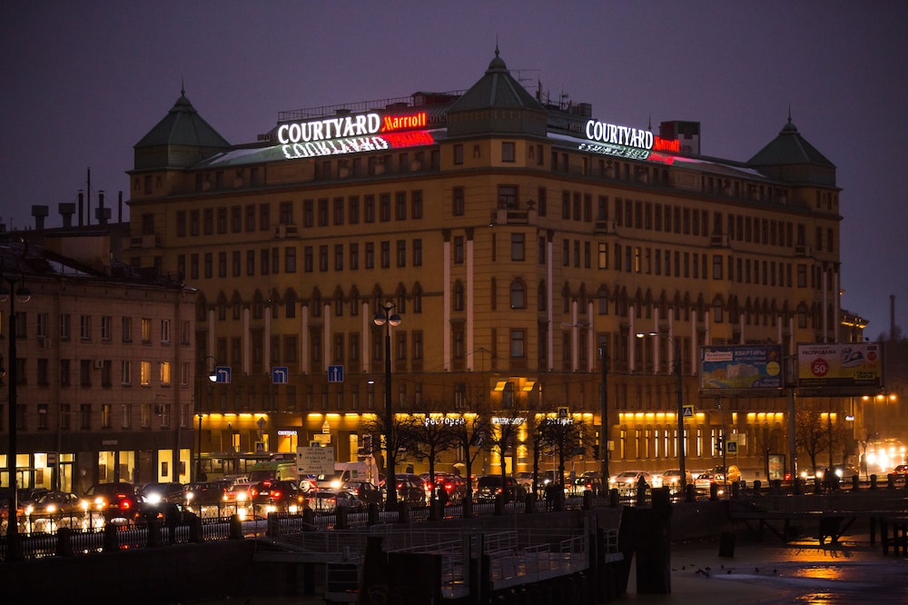 Hotel Front - Evening/Night