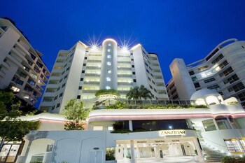 Hotel Front - Evening/Night