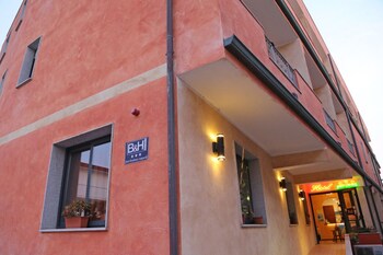 Hotel Front - Evening/Night