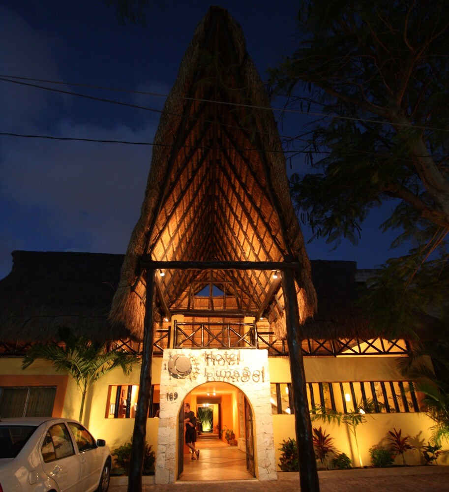 Hotel Front - Evening/Night