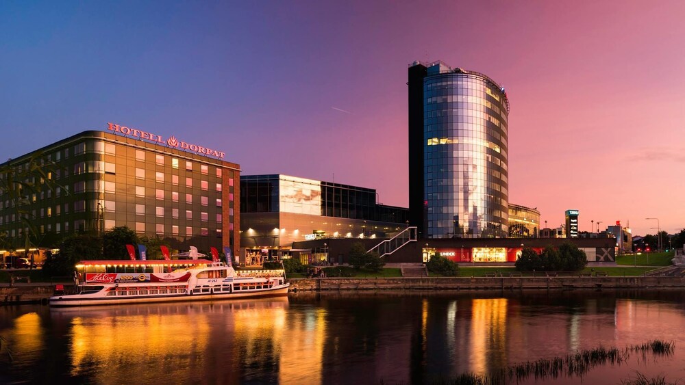 Hotel Front - Evening/Night