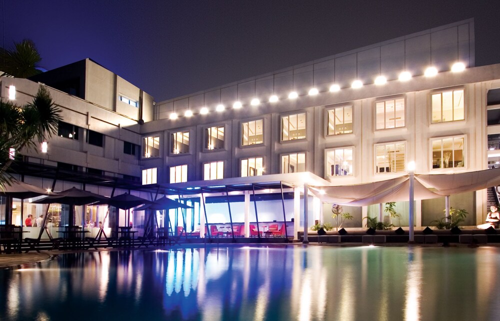 Hotel Front - Evening/Night