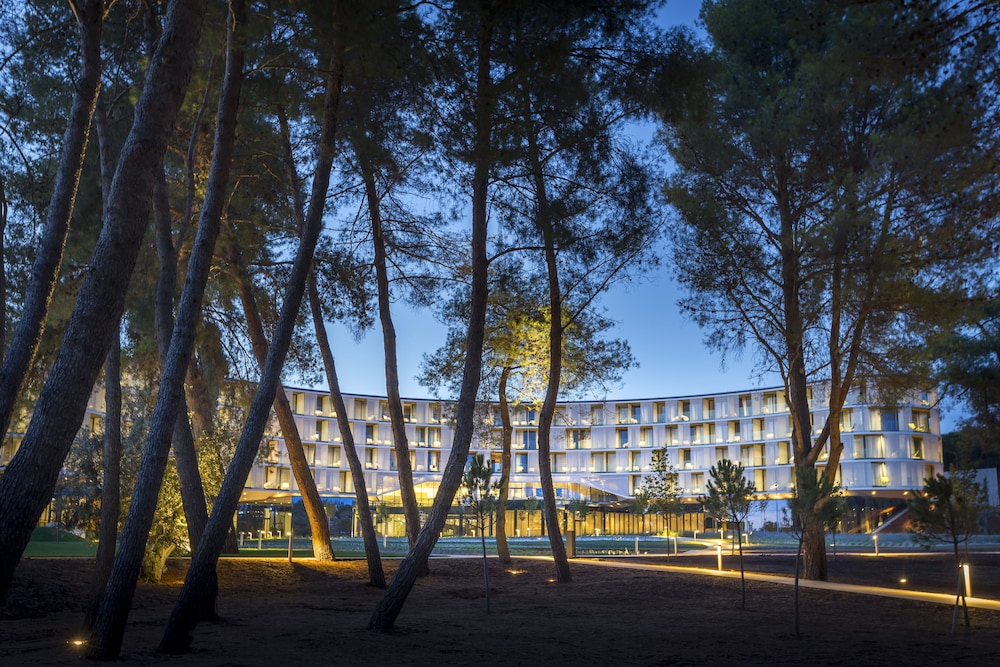 Hotel Front - Evening/Night
