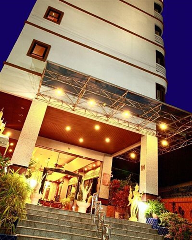 Hotel Front - Evening/Night